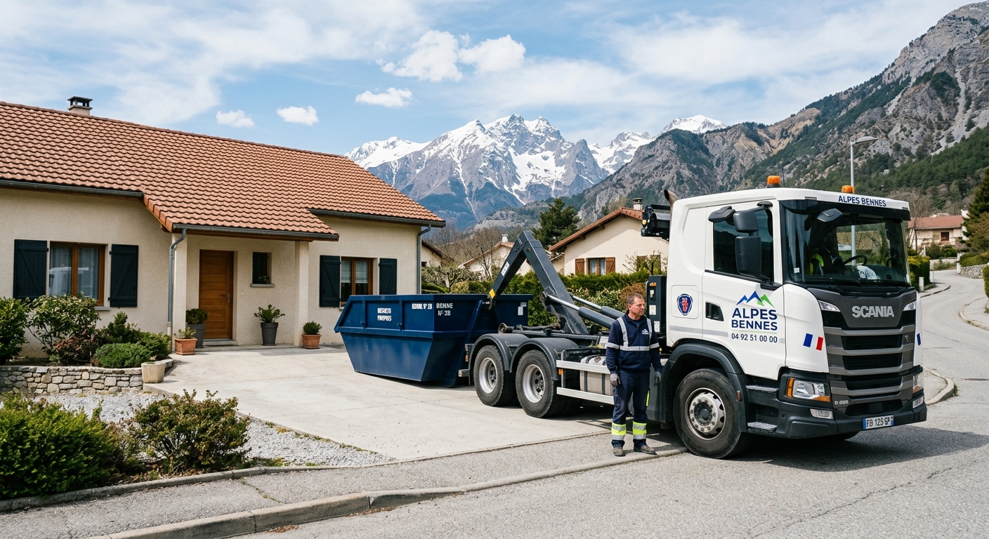 Location de benne encombrants &agrave; Gap
