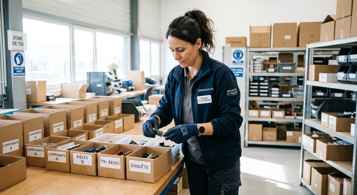 Processus de tri et d&eacute;barras efficace