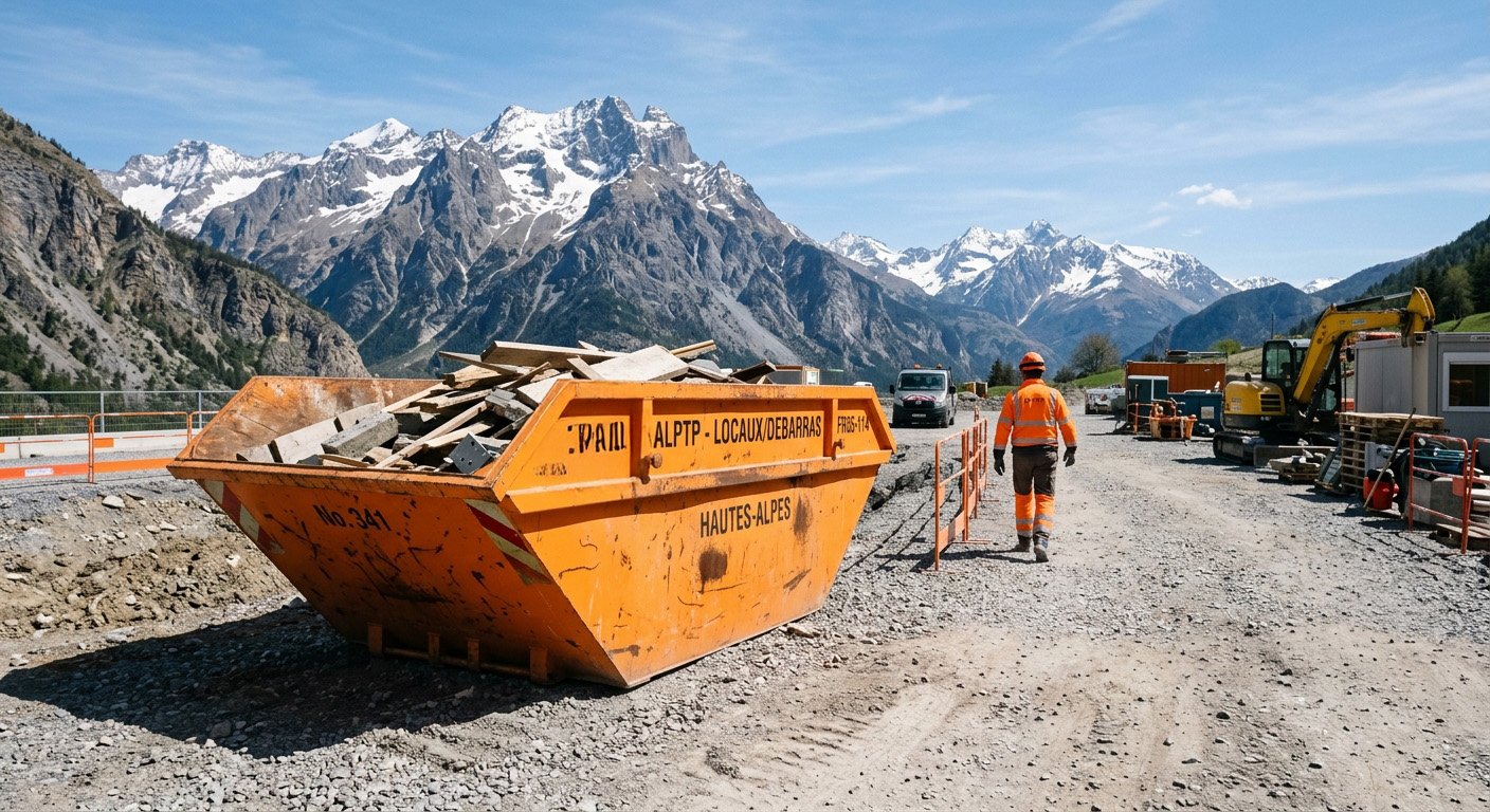 Location de benne tout-venant DIB &agrave; Gap