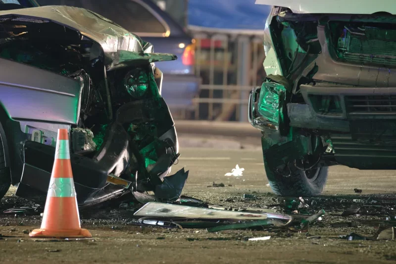 Voitures accident&eacute;es